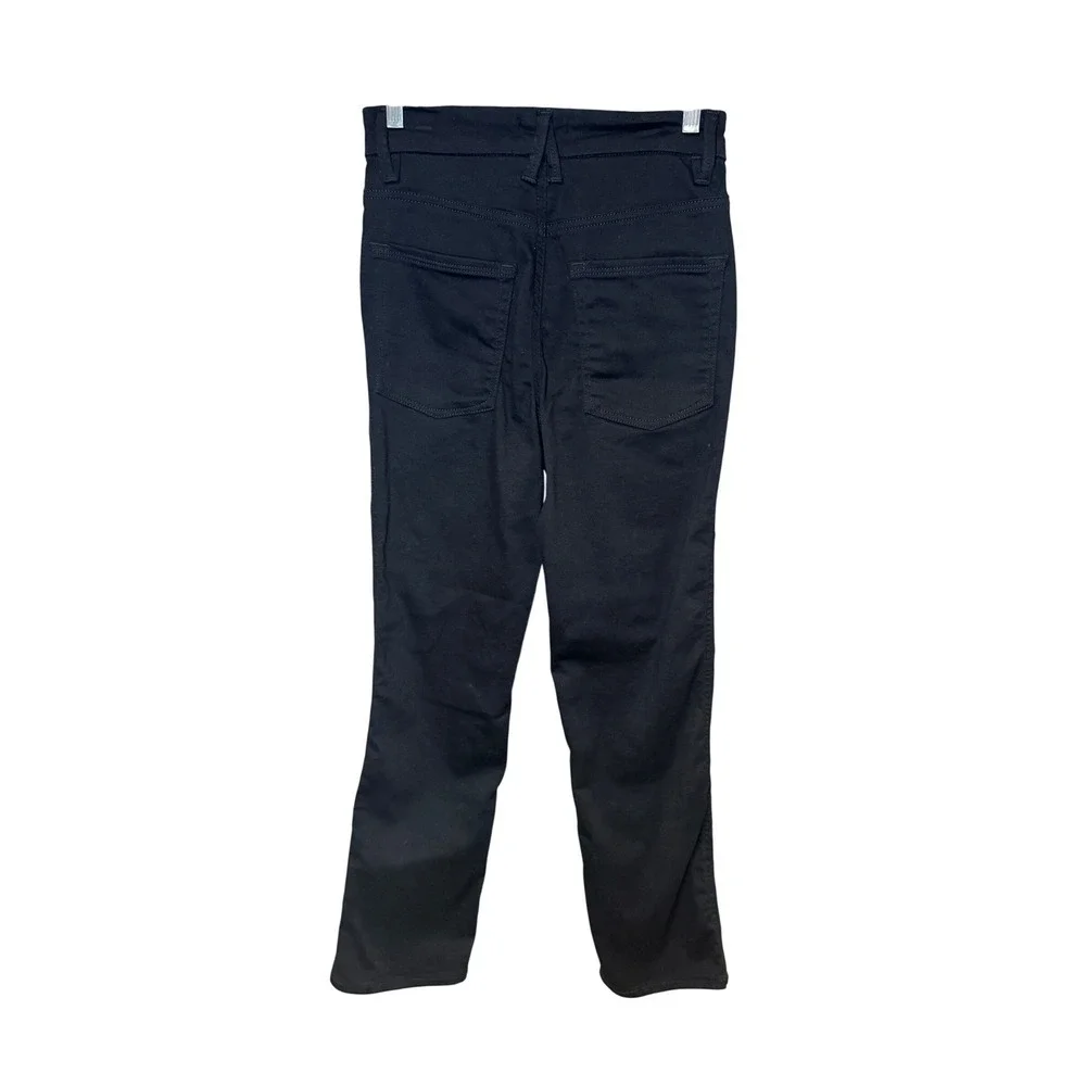 Good American Good Curve Straight Jeans Super High‎ Rise Black Size 2/26